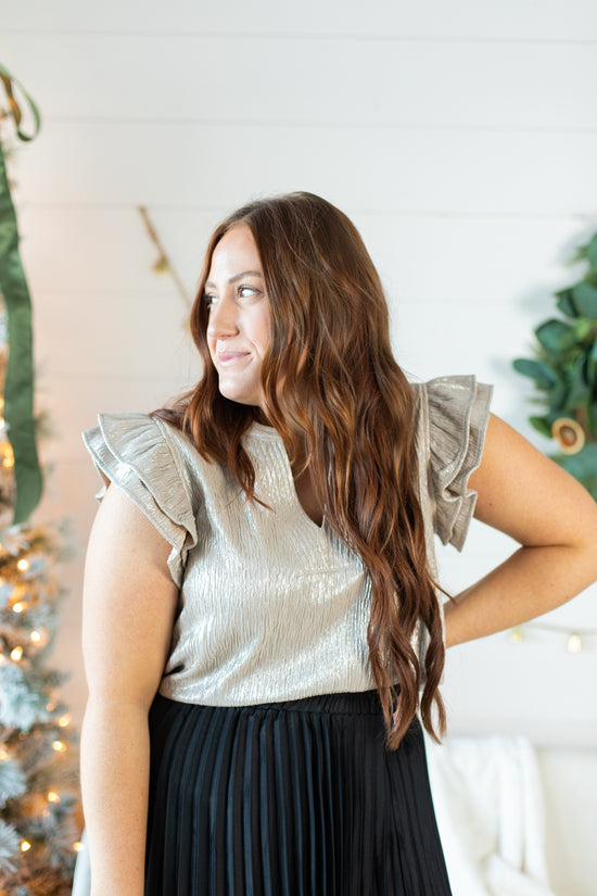 Christina Crinkle Top | FINAL SALE