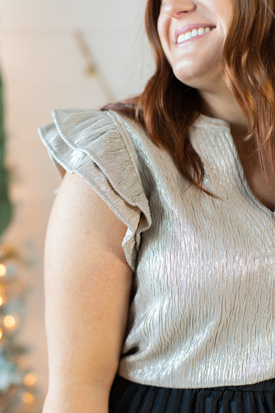 Christina Crinkle Top | FINAL SALE