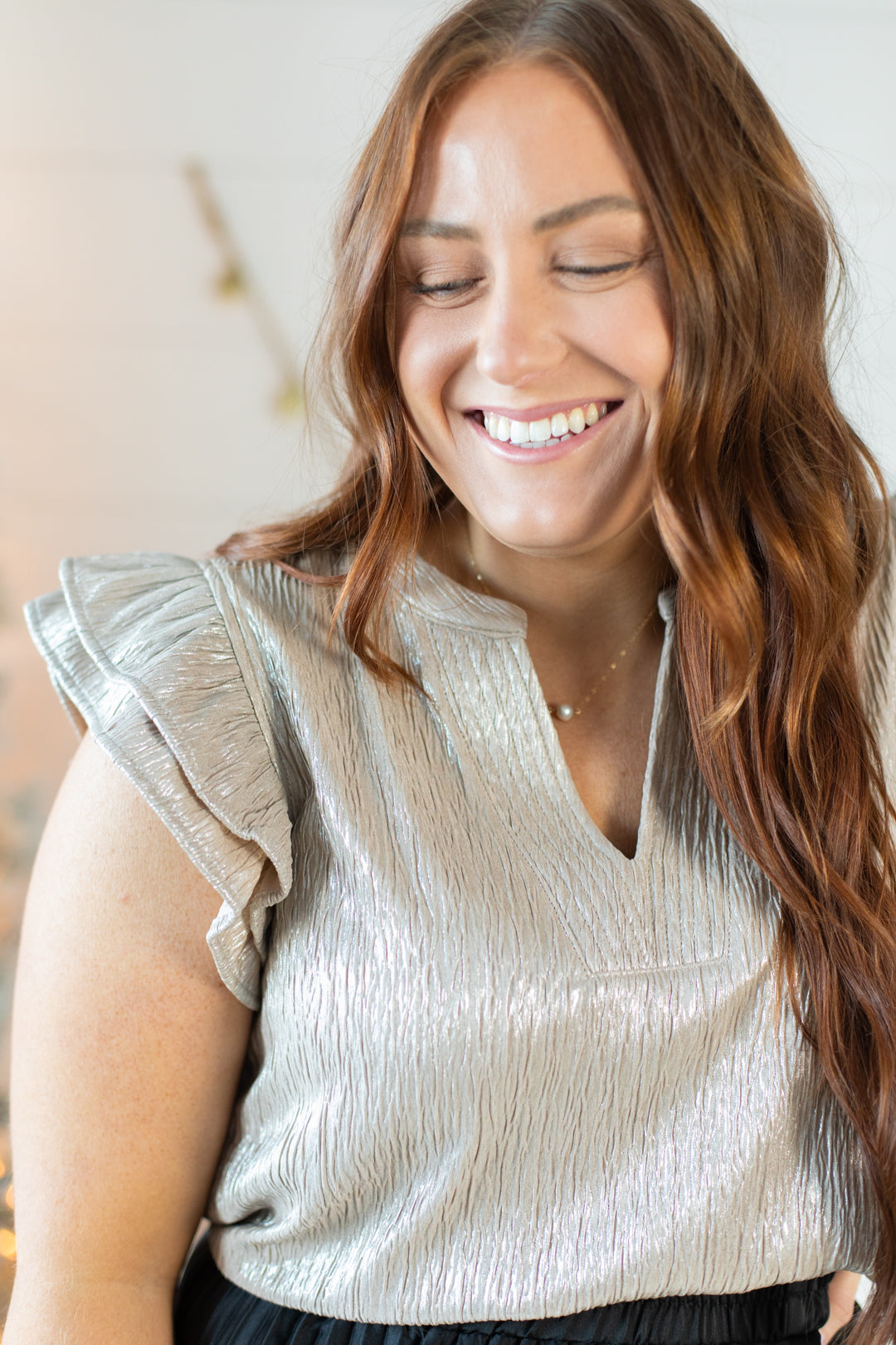 Christina Crinkle Top | FINAL SALE