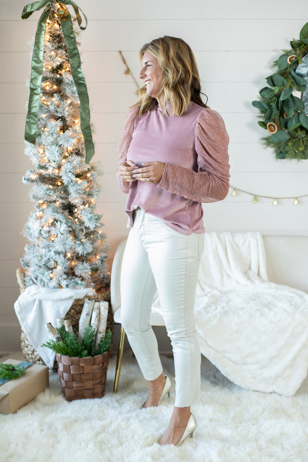 Kut from the Kloth Champagne Charlize Coated Pant | FINAL SALE