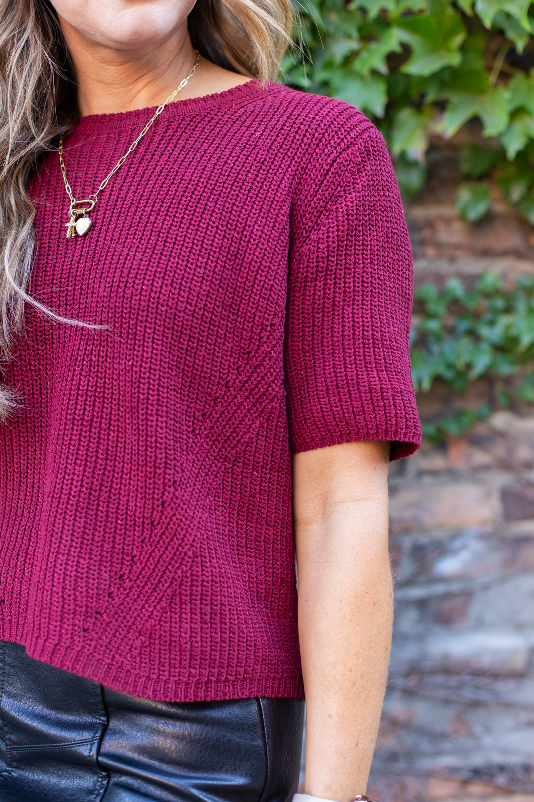 Mavis Wrap Back Sweater Living In Yellow