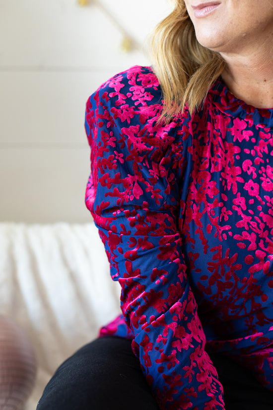 THML Nova Velvet Burnout Top | FINAL SALE