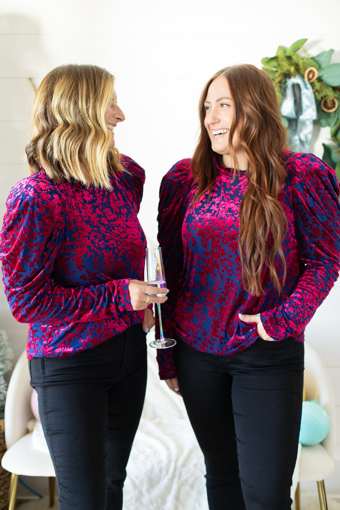THML Nova Velvet Burnout Top | FINAL SALE