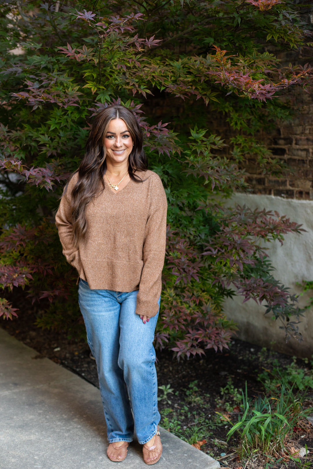 Sabrina V Neck Sweater
