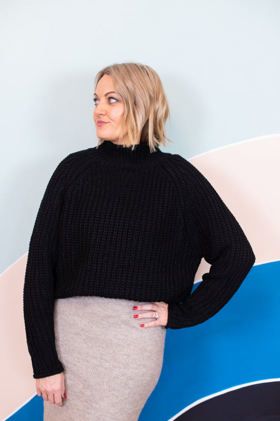 Adelaide Mock Neck Sweater