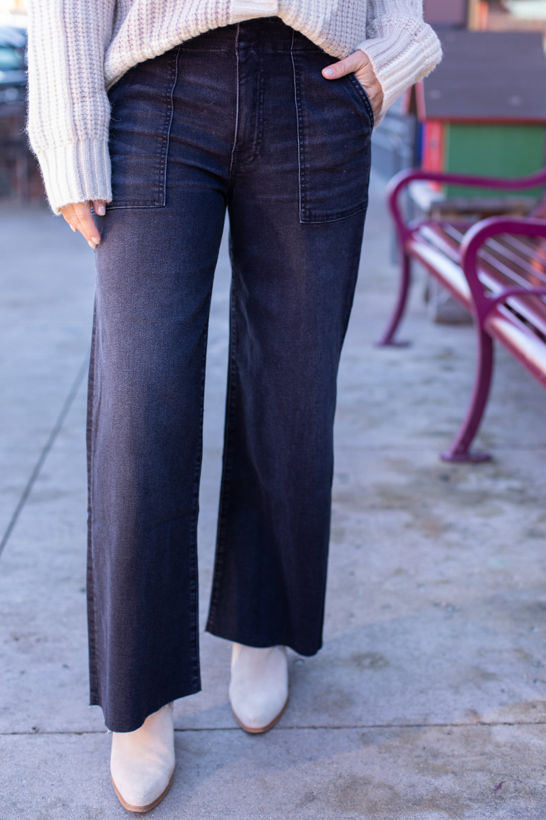 Kut from the Kloth Meg High Rise Raw Hem | FINAL SALE