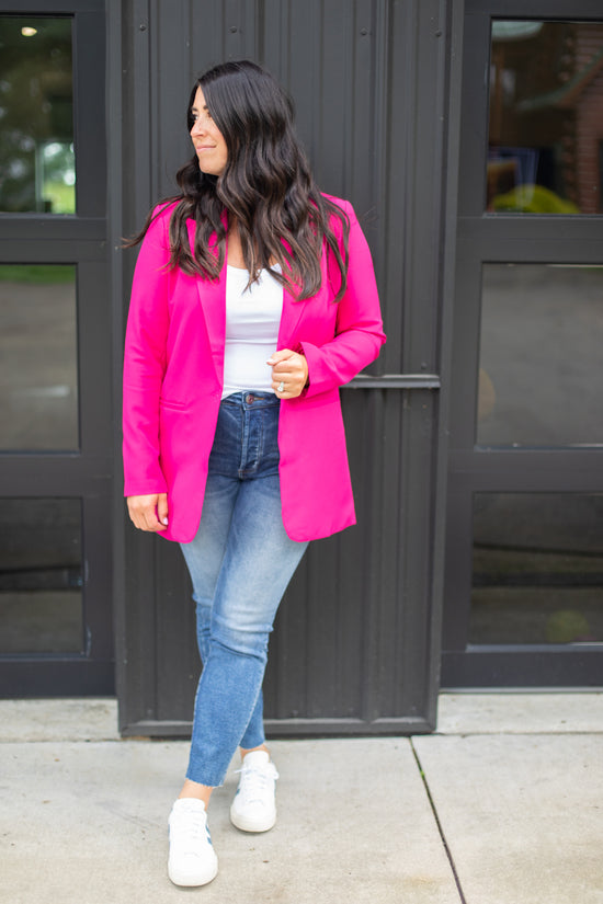 Liverpool Button Front Boyfriend Blazer FINAL SALE Living In