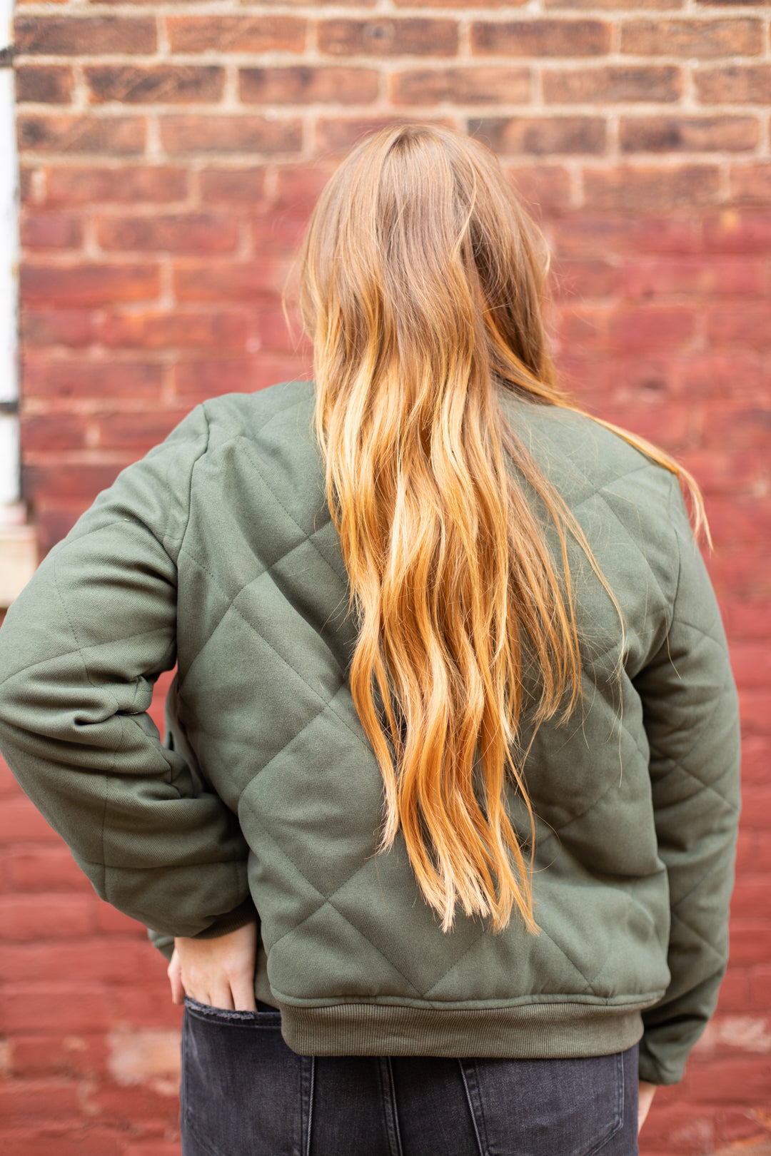Olive Bomber Jacket