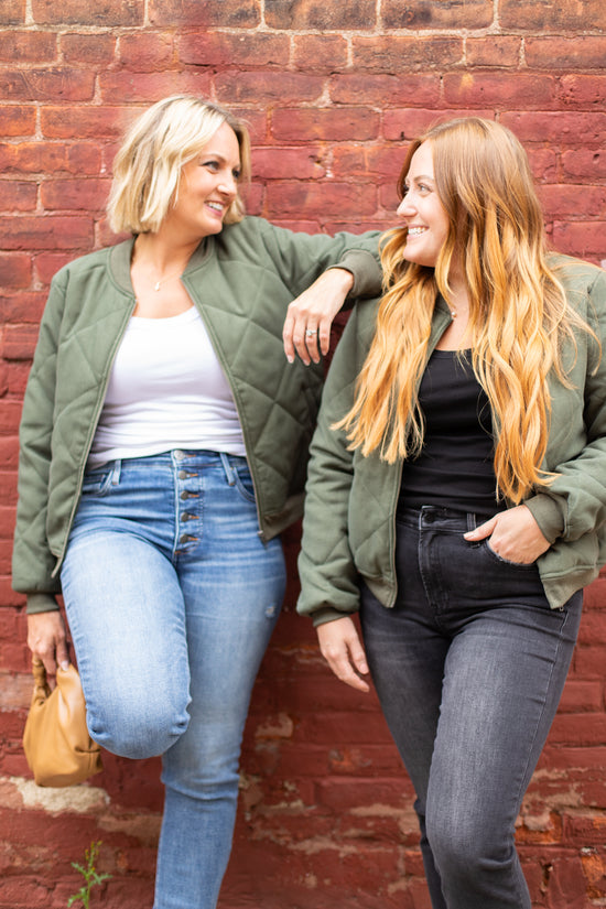 Olive Bomber Jacket