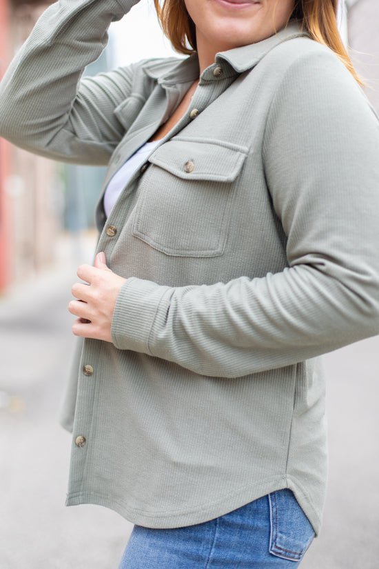 Thread & Supply Rylan Ribbed Shacket
