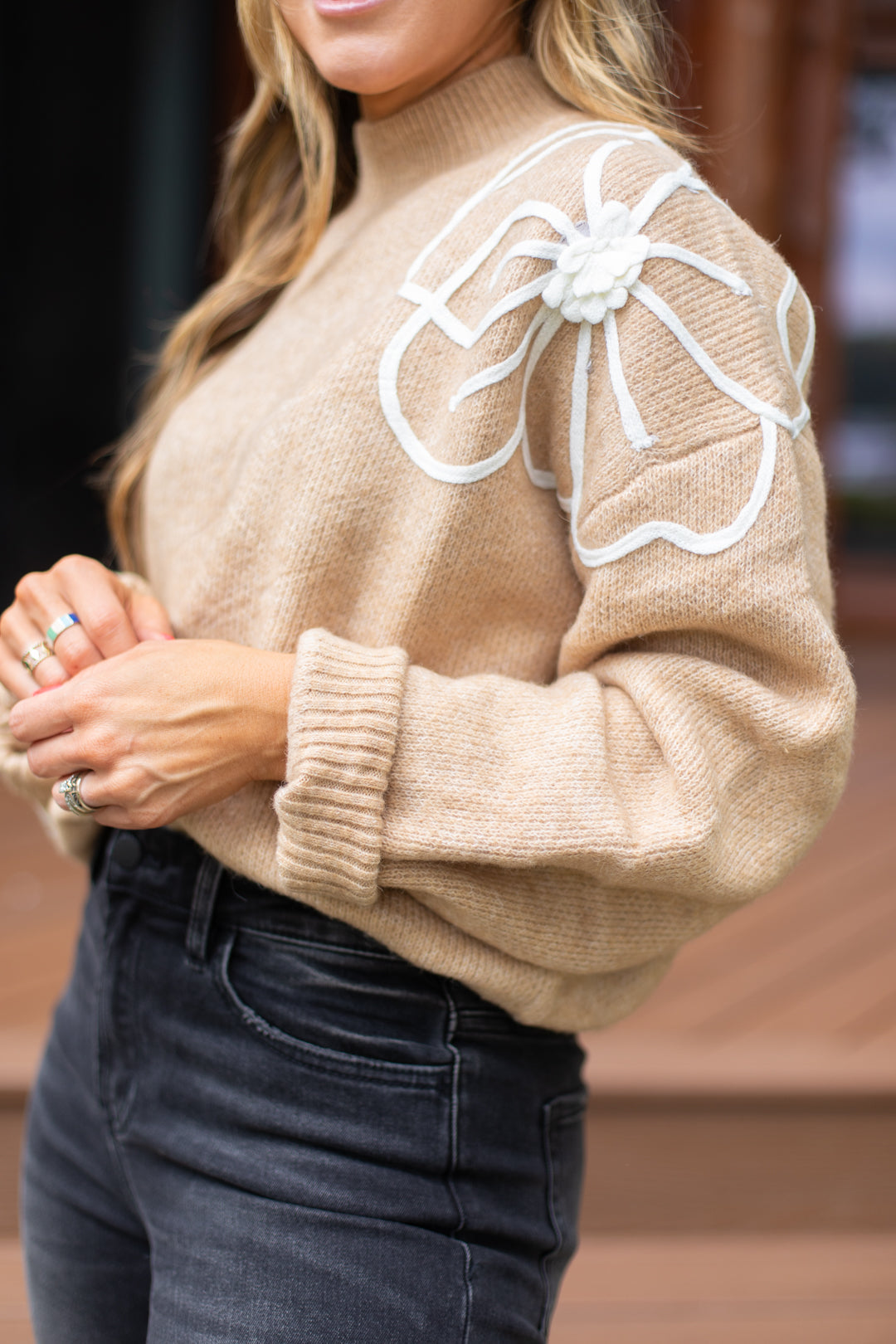 Emerson Flower Sweater