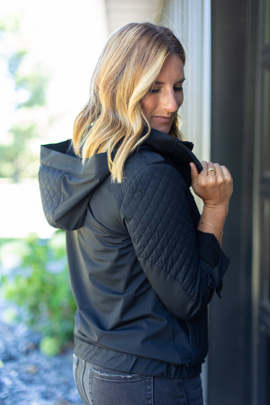 Blanc Noir Mastermind Quilted Bomber Jacket