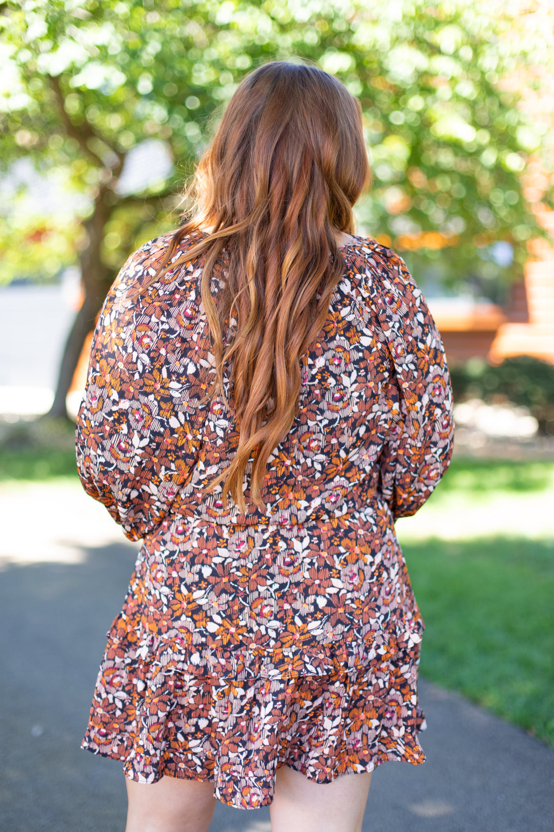 Autumn Tiered Mini Dress