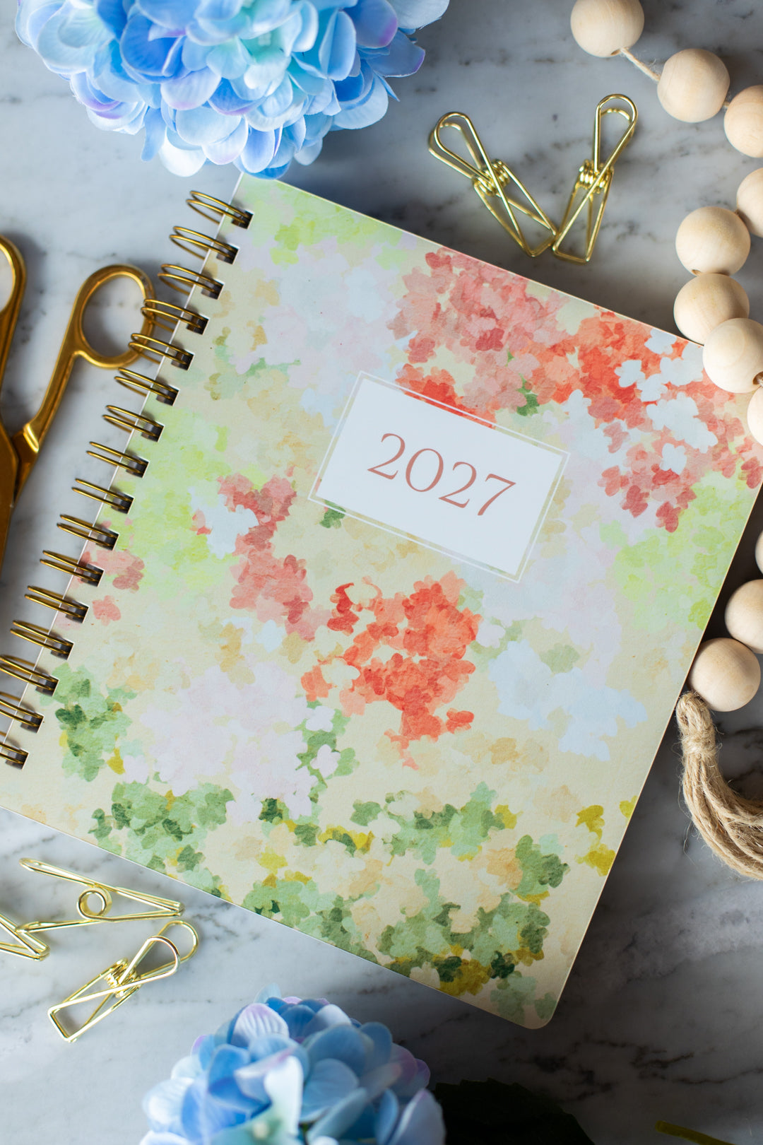 2027 Life + Style Weekly Planner: Painted Garden