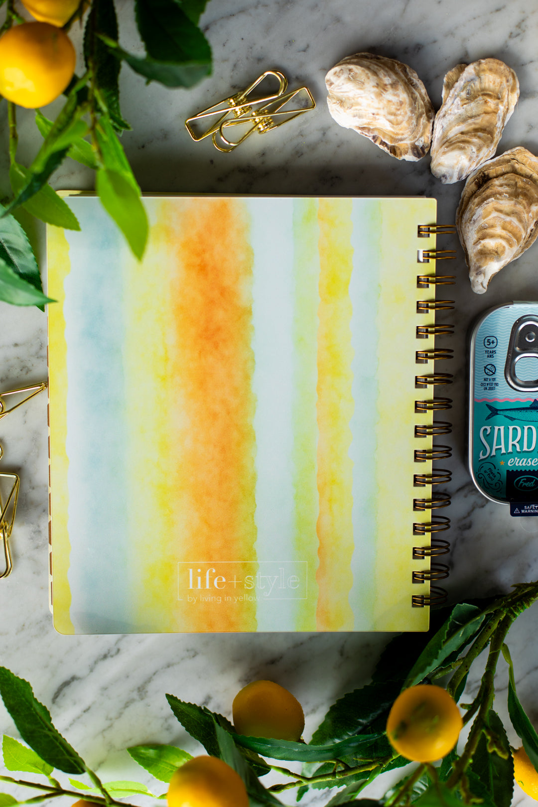 2027 Life + Style Weekly Planner: Citrus Stripe