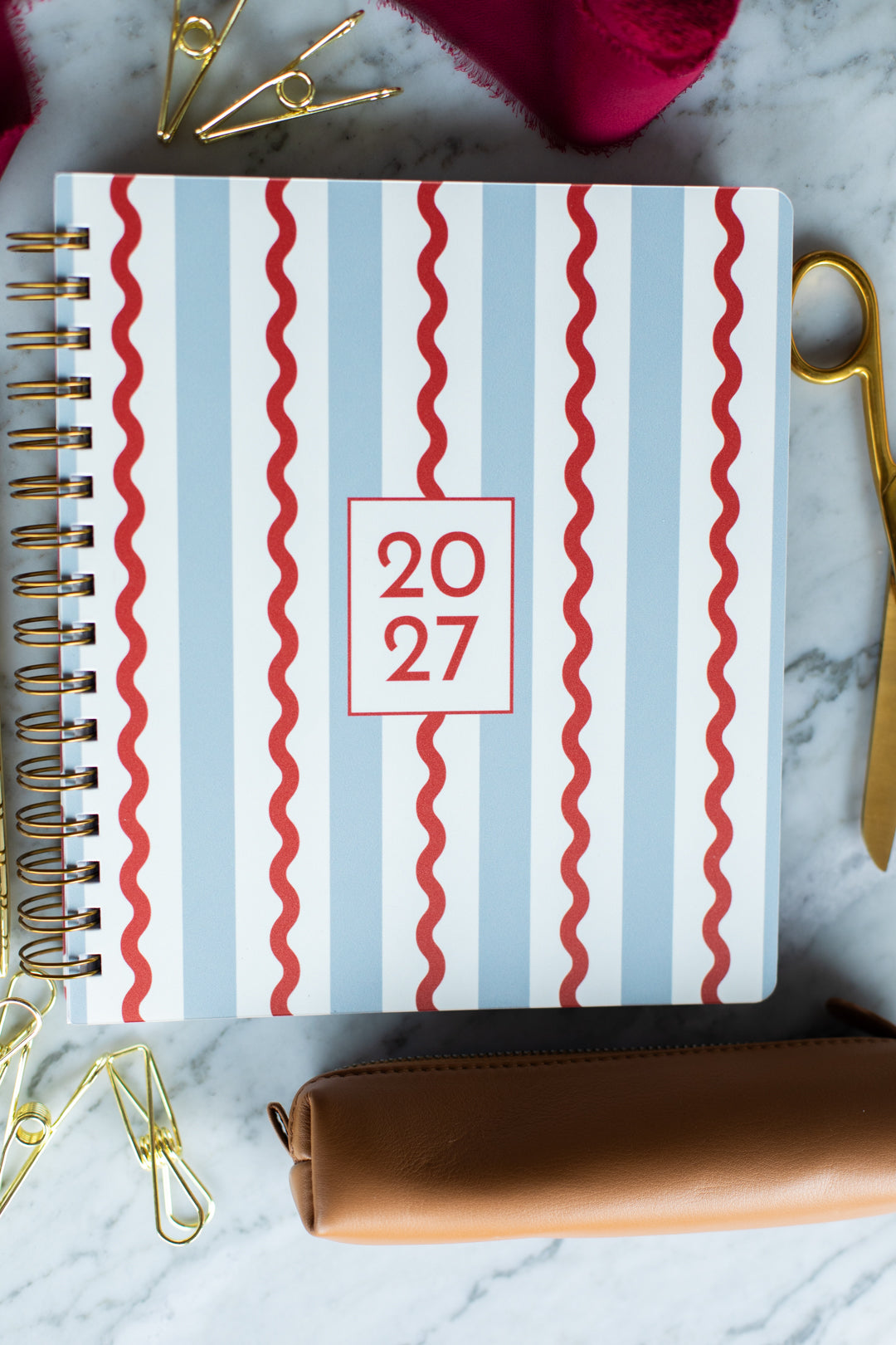 Bundle: 2027 Preppy Twist Planner + Notepad