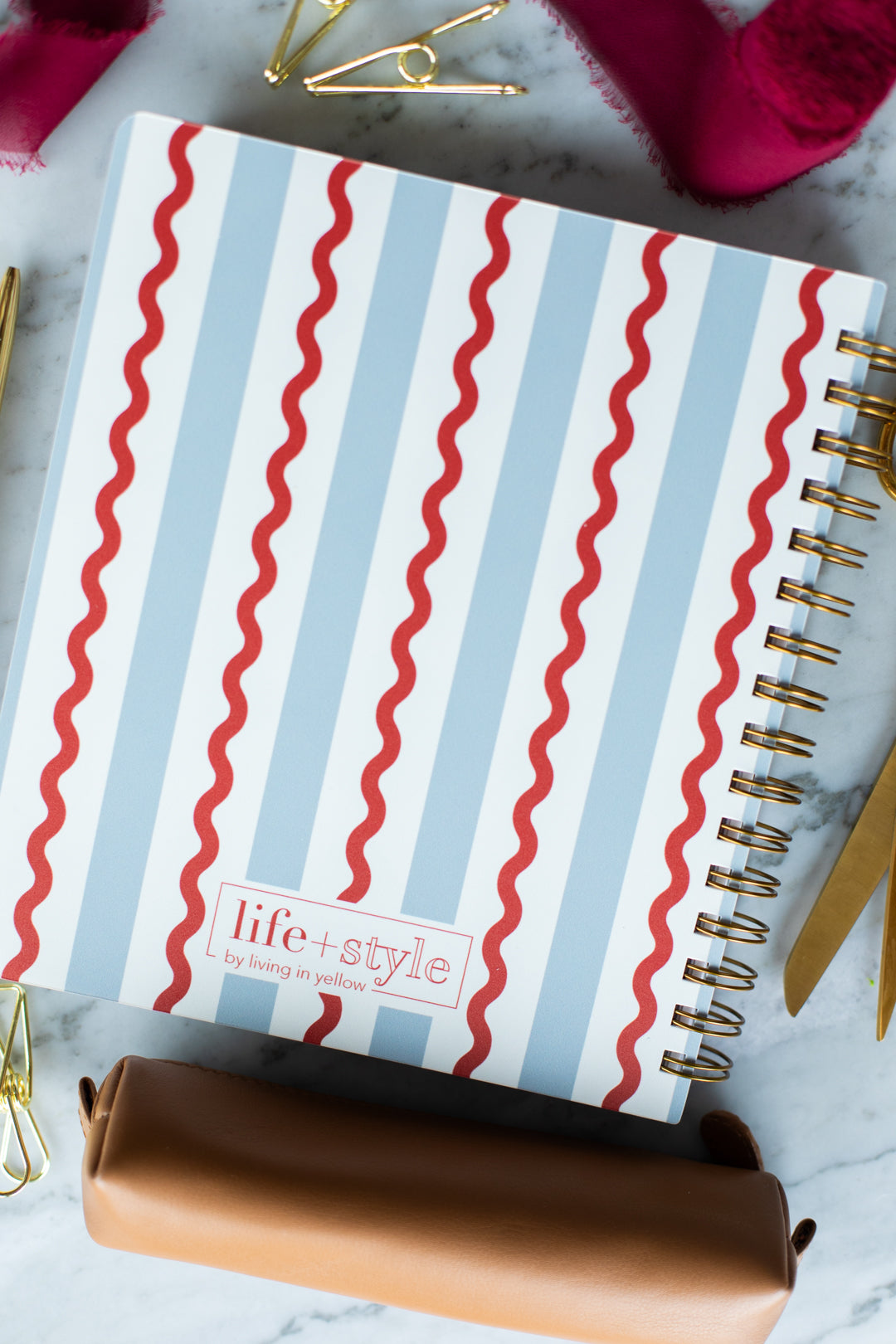 2027 Life + Style Weekly Planner: Preppy Twist