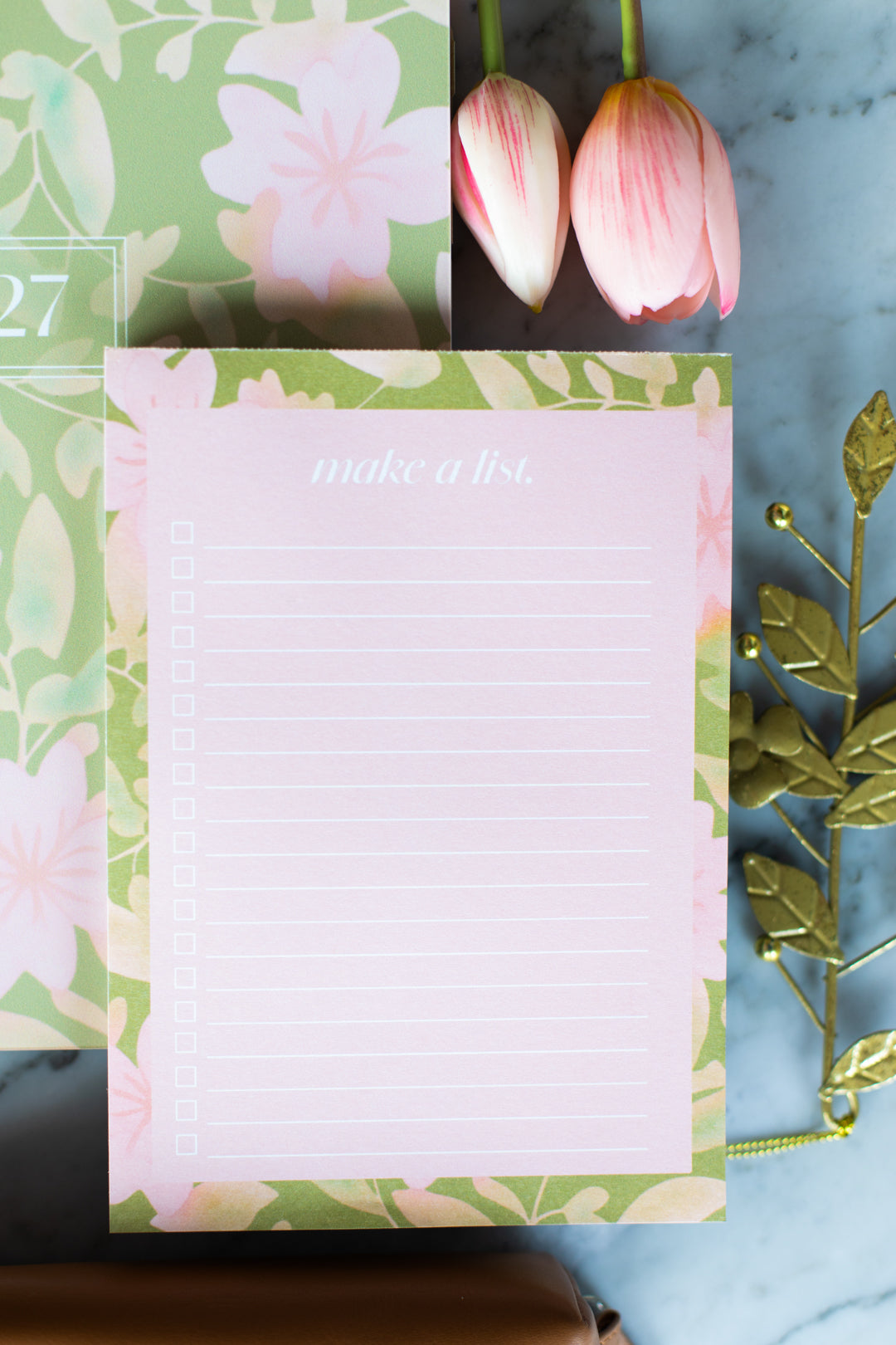 Life + Style Notepad: Blush Bouquet