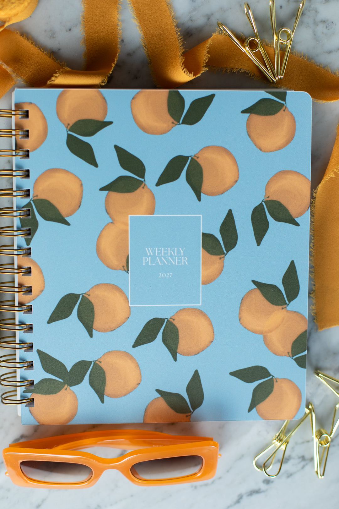 2027 Life + Style Weekly Planner: Orange Grove