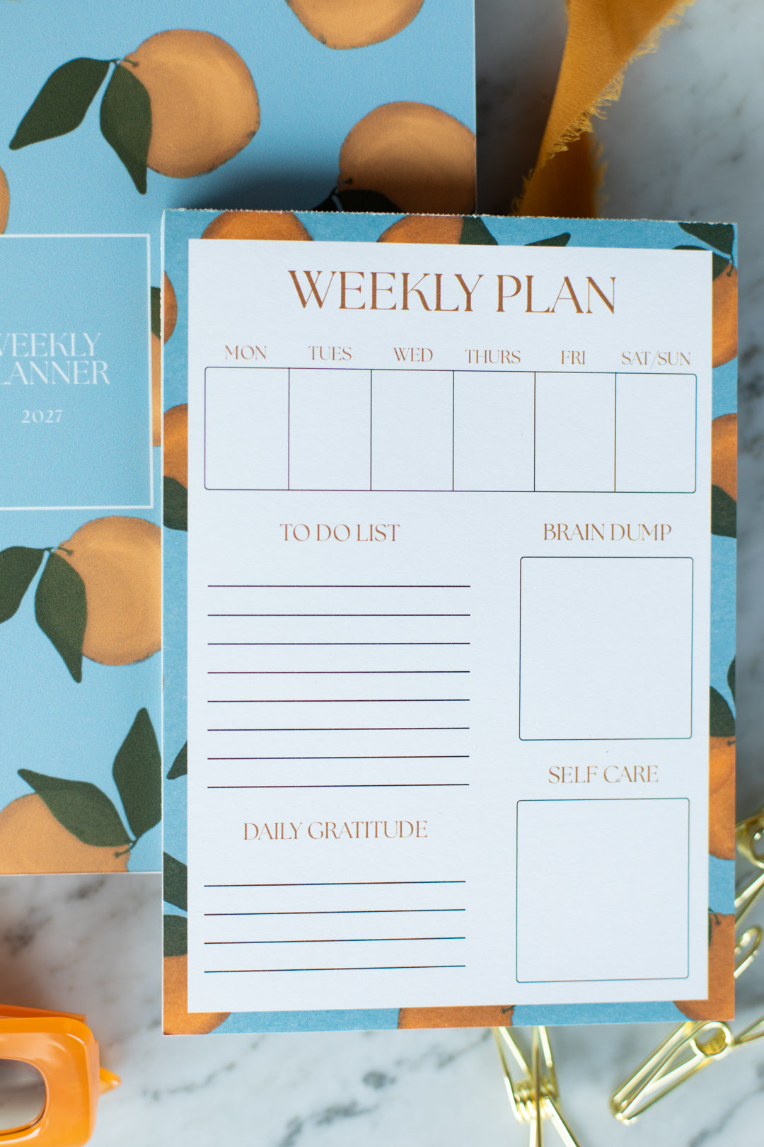 Life + Style Notepad: Orange Grove