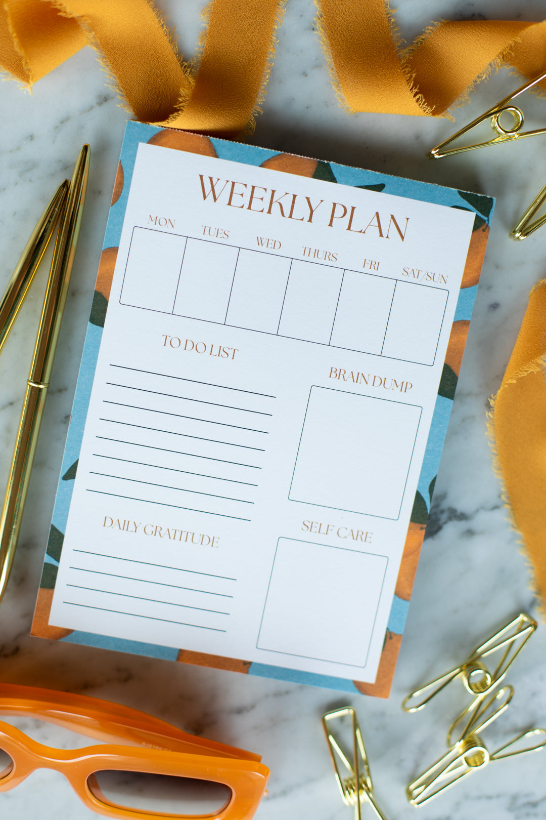 Bundle: 2027 Orange Grove Planner + Notepad