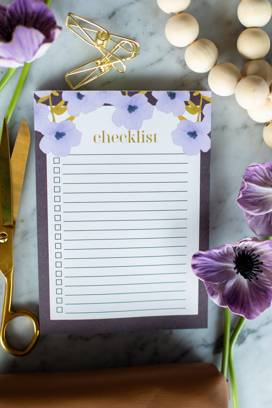 Life + Style Notepad: Bold Blooms