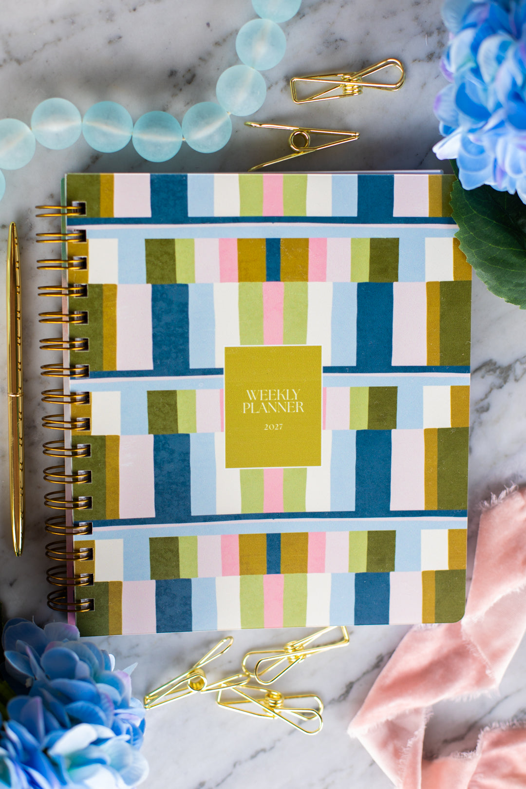 Bundle: 2027 Colorblock Planner + Notepad