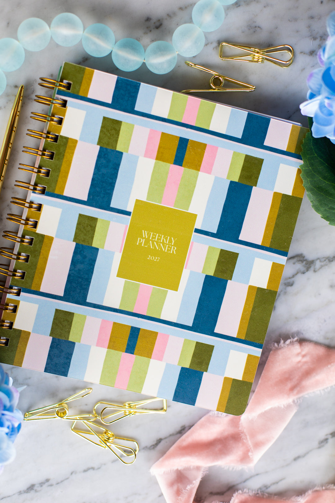 2027 Life + Style Weekly Planner: Color Block