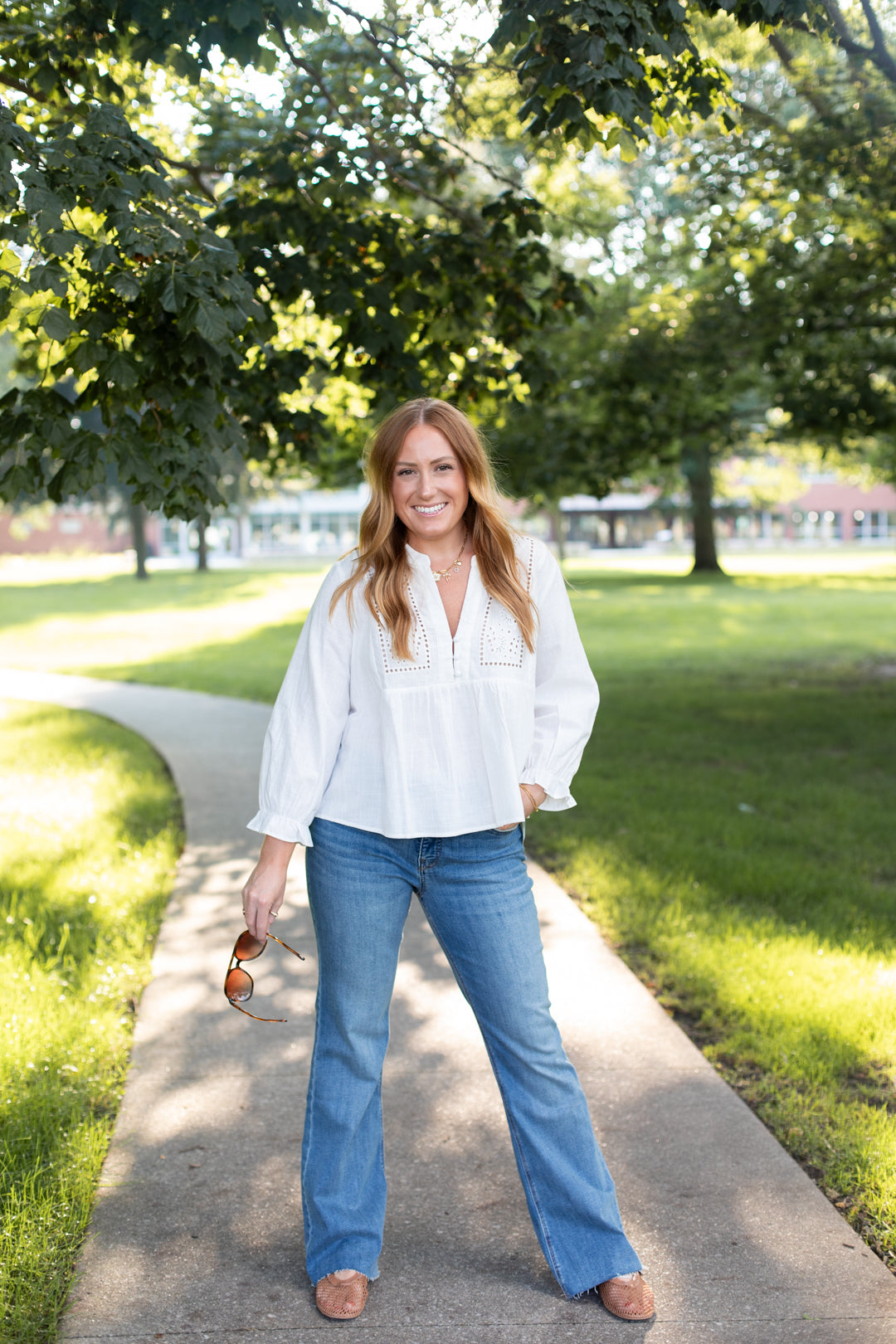 Kut from the Kloth Stella Raw Hem Flare - Hardworking