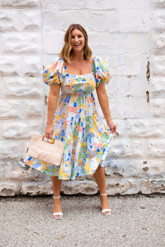 Bridget Puff Sleeve Midi Dress | FINAL SALE