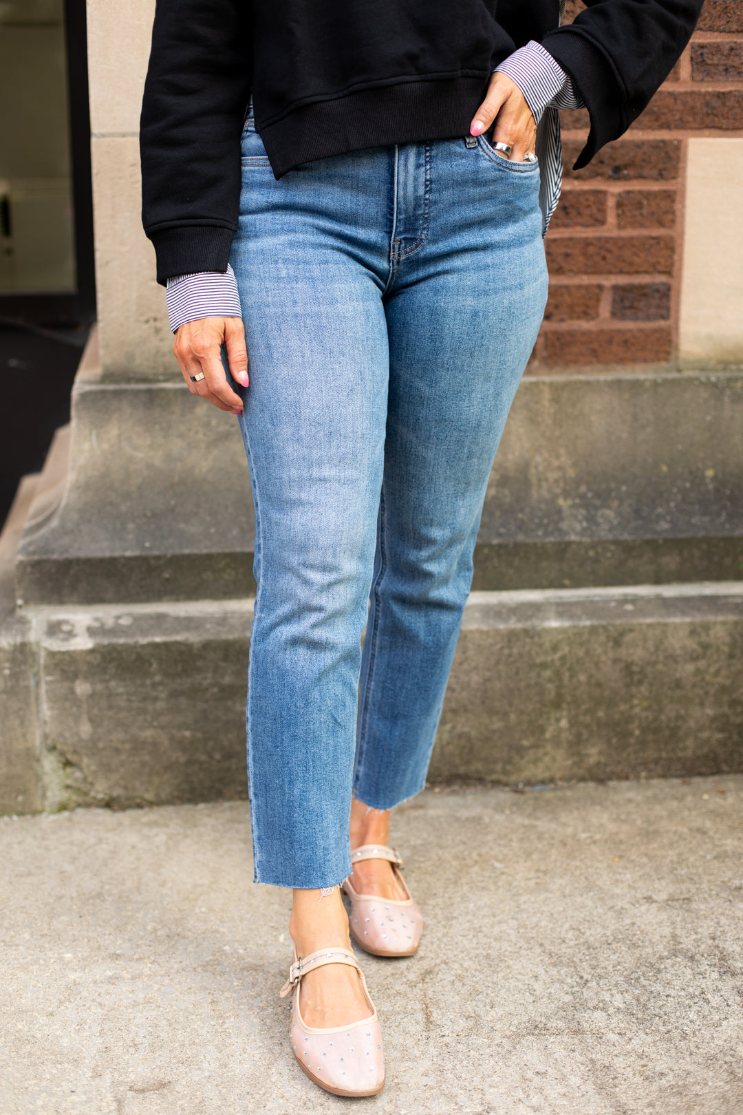 Kut from the Kloth Rachael Mom Jeans in Exalted
