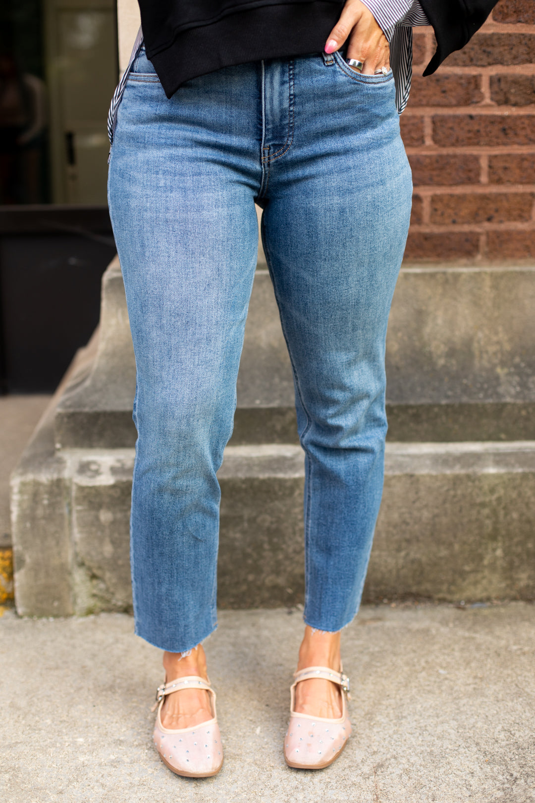 Kut from the Kloth Rachael Mom Jeans in Exalted
