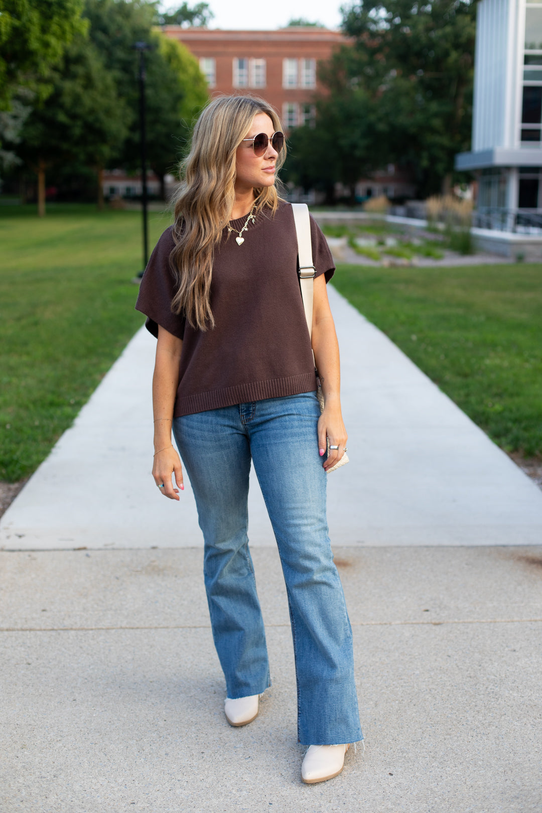Landyn Cap Sleeve Sweater