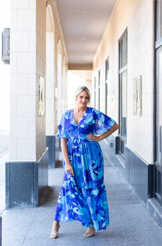 Allegra Button Down Maxi Dress