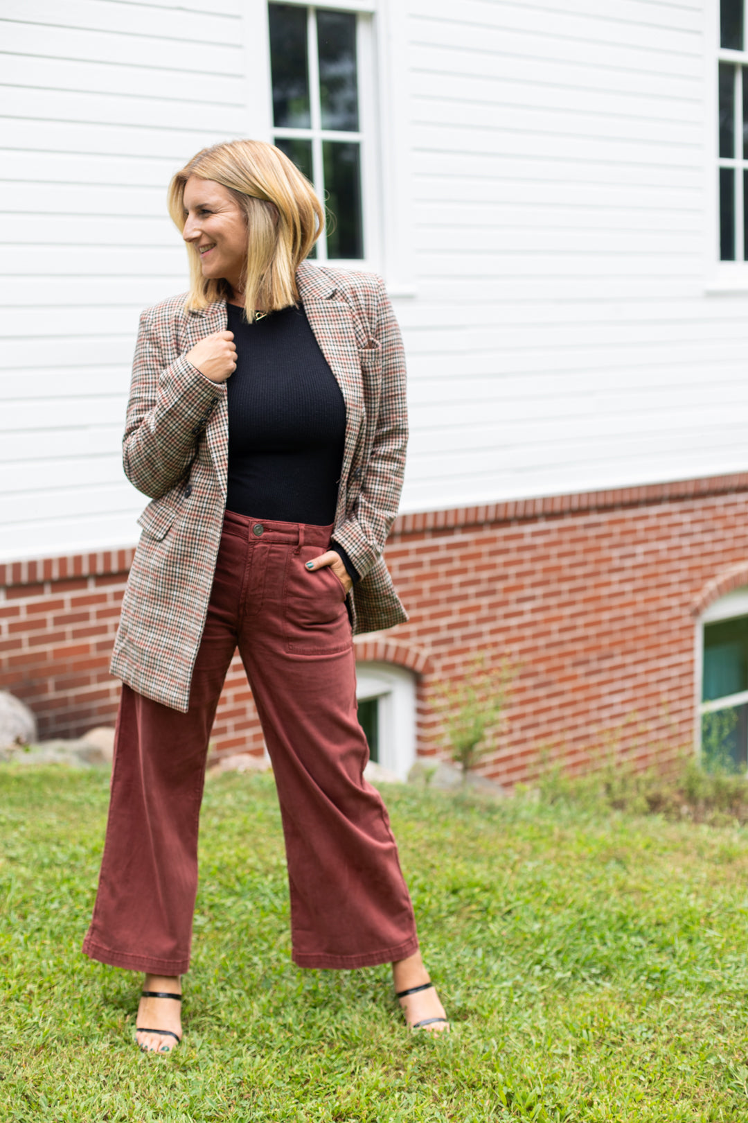 Kut from the Kloth Meg Wide Leg - Rust