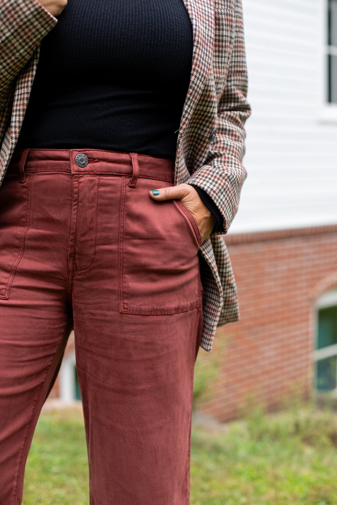 Kut from the Kloth Meg Wide Leg - Rust
