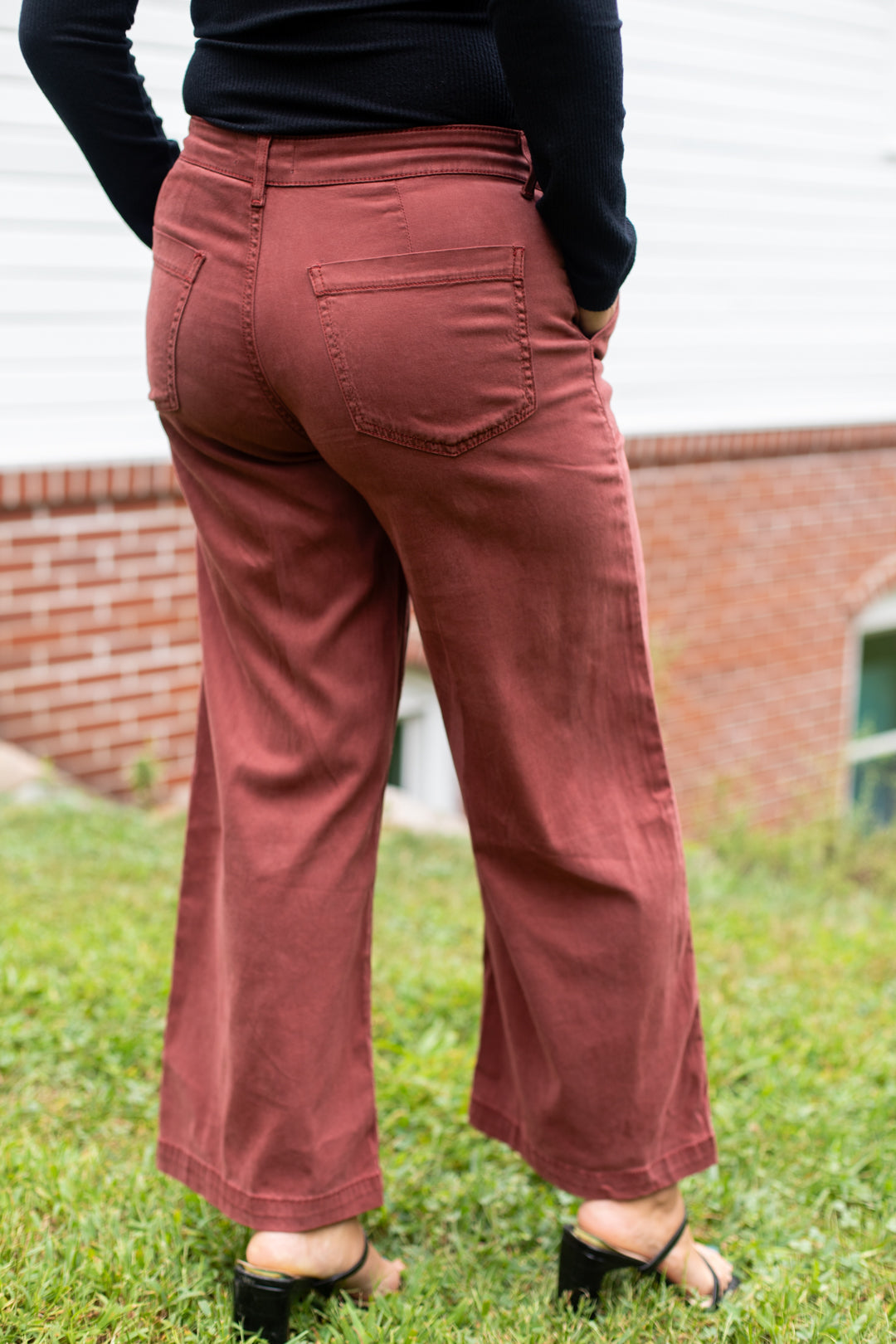Kut from the Kloth Meg Wide Leg - Rust