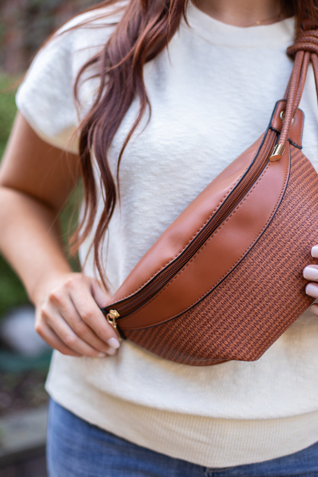 Hazel Woven Belt Bag