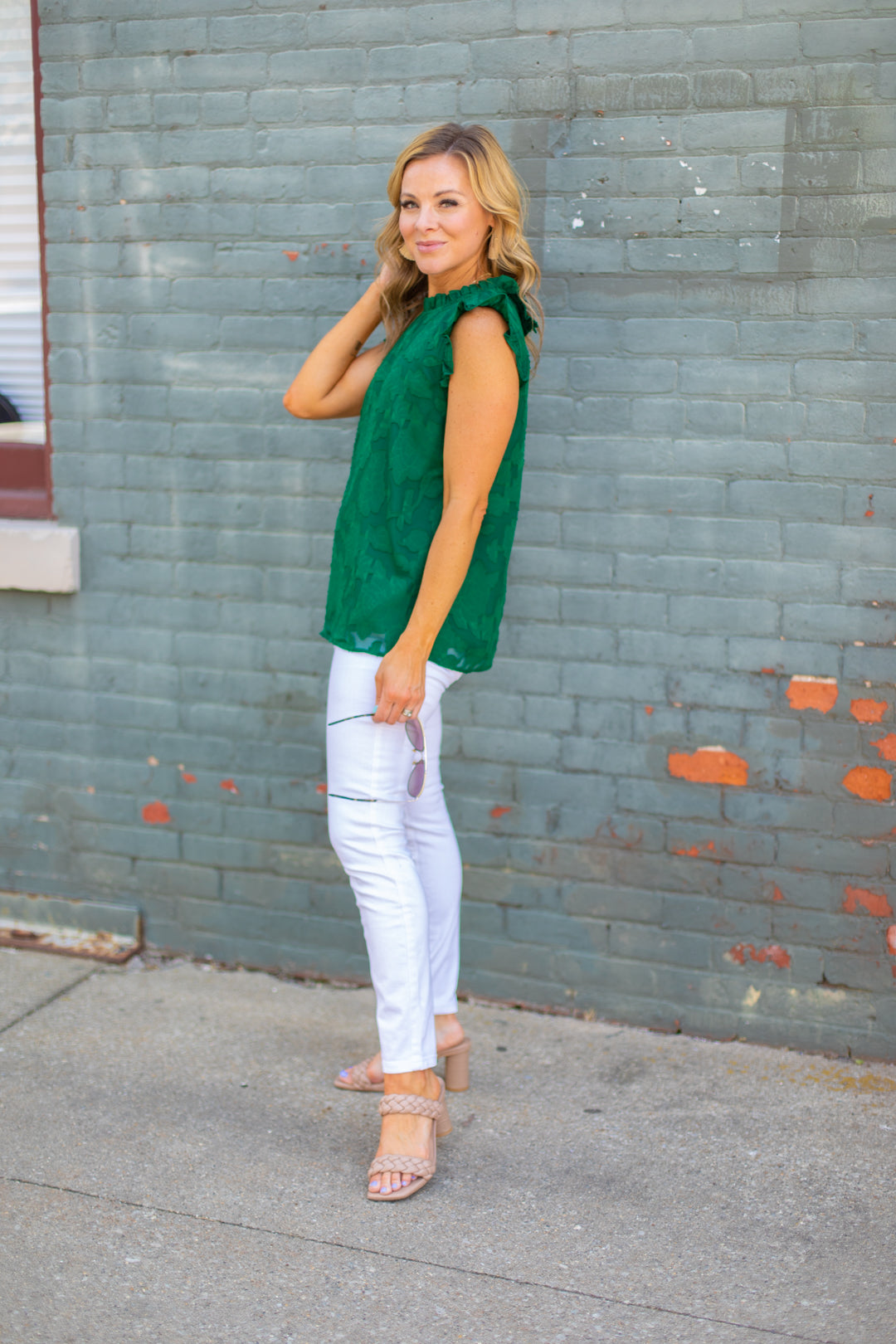 Scarlett Floral Texture Blouse