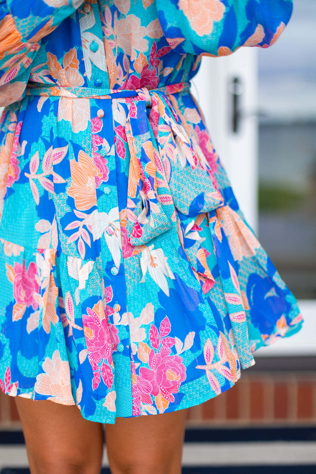 Cassie Mock Neck Dress