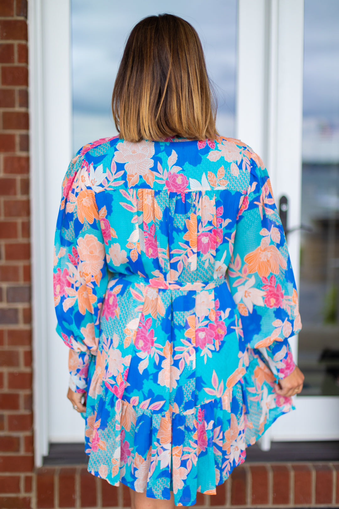 Cassie Mock Neck Dress