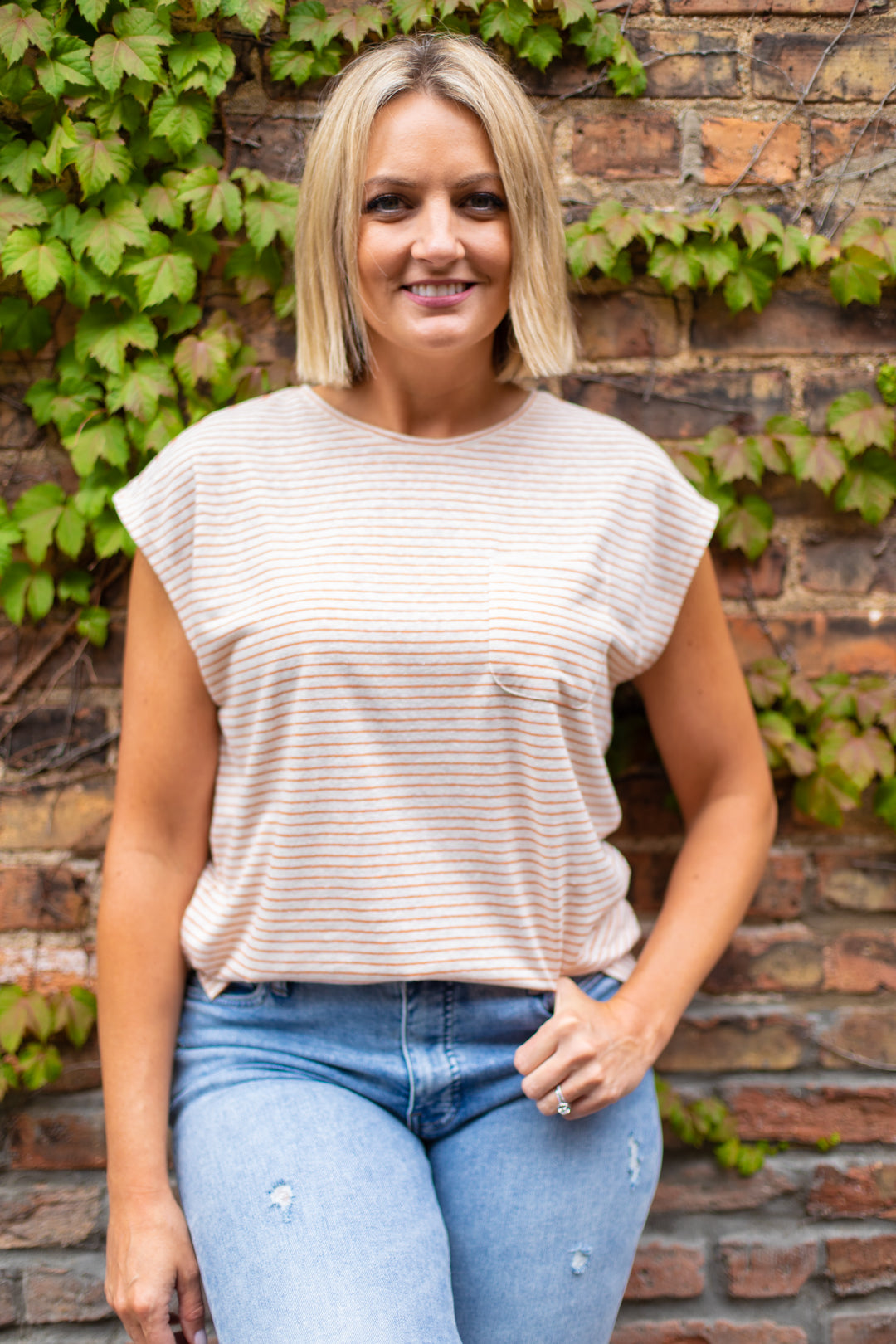 Thread and Supply Mae Pocket Muscle Tee