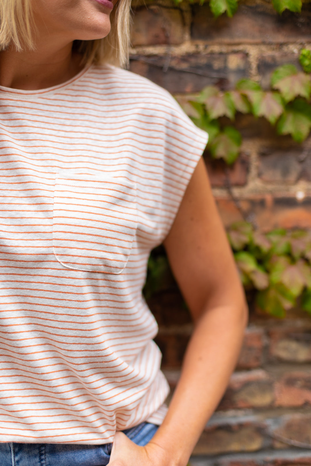 Thread and Supply Mae Pocket Muscle Tee