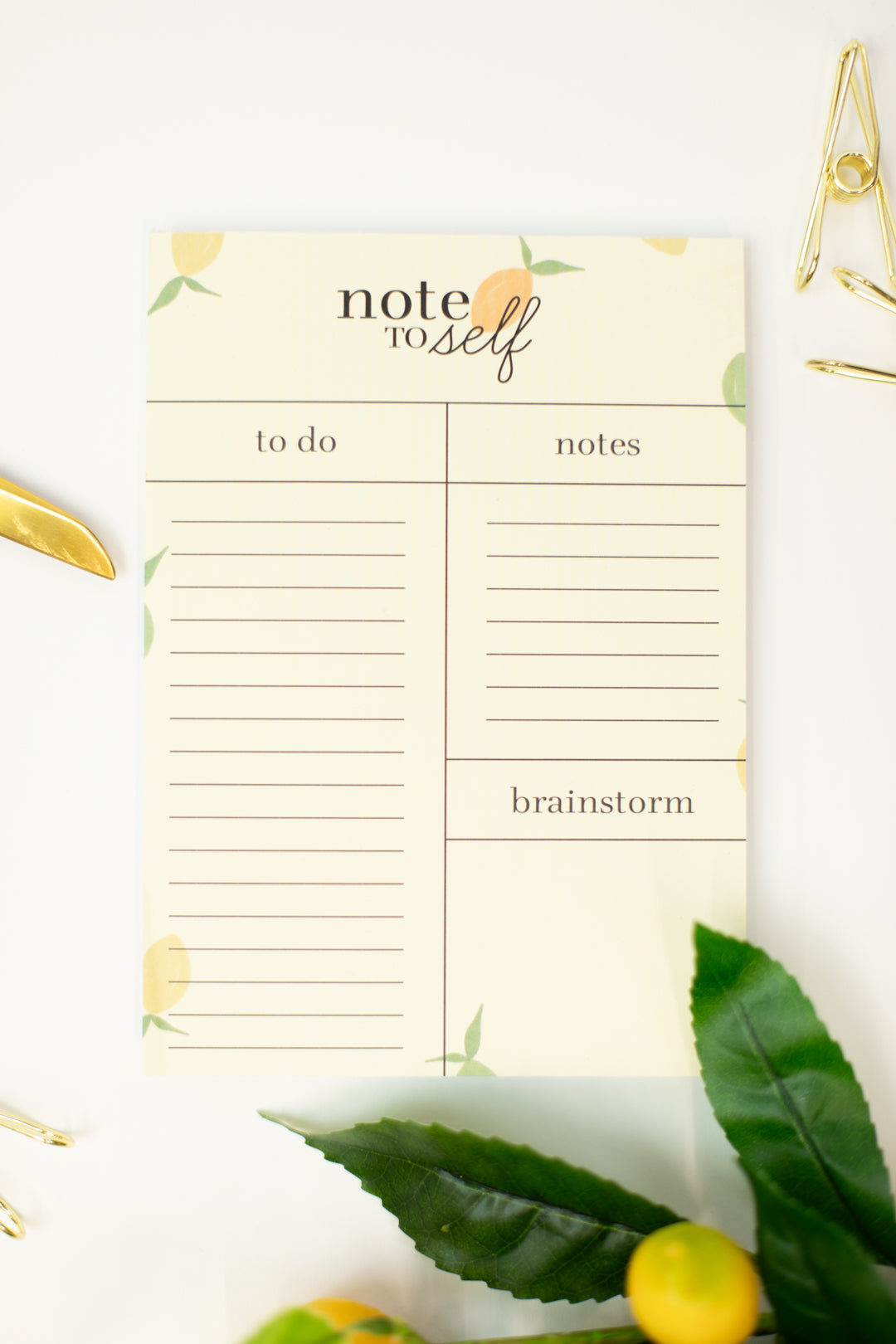 Life + Style Notepad: Citrus Dream
