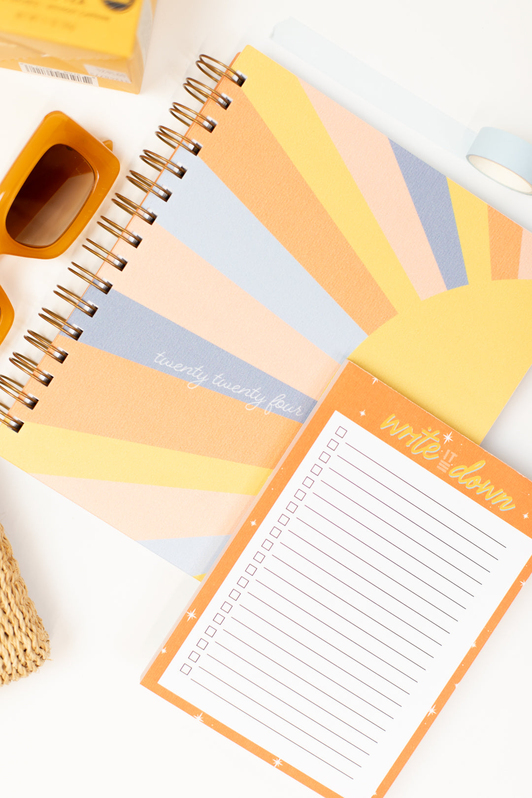 2024 Planner + Notepad Bundle: Here Comes The Sun