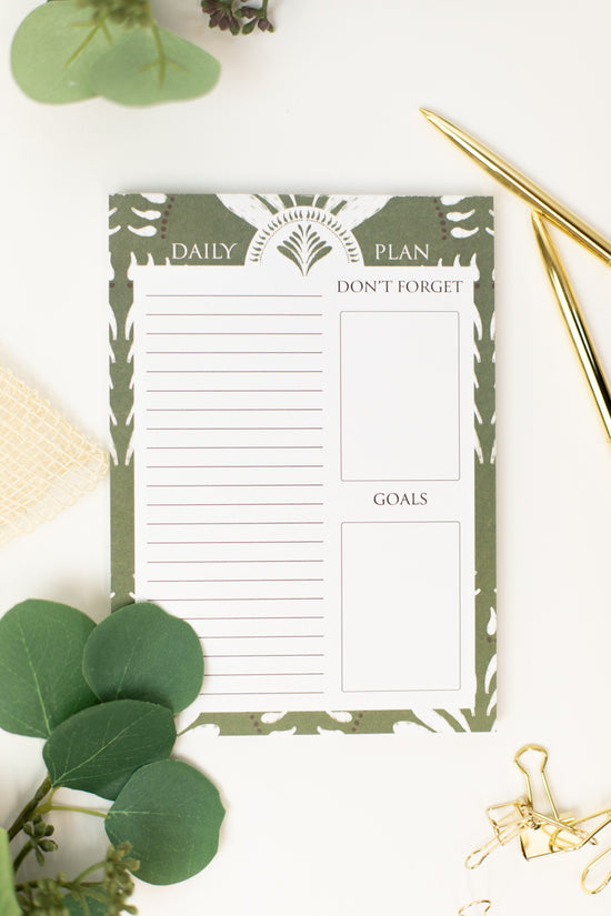 2024 Planner + Notepad Bundle: Olive Paradise