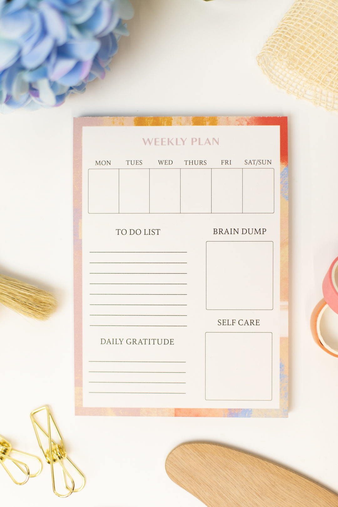 Life + Style Notepad: Blank Canvas