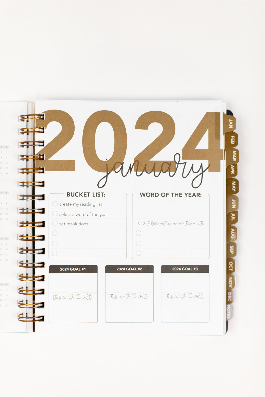 2024 Life + Style Weekly Planner: Hydrangeas
