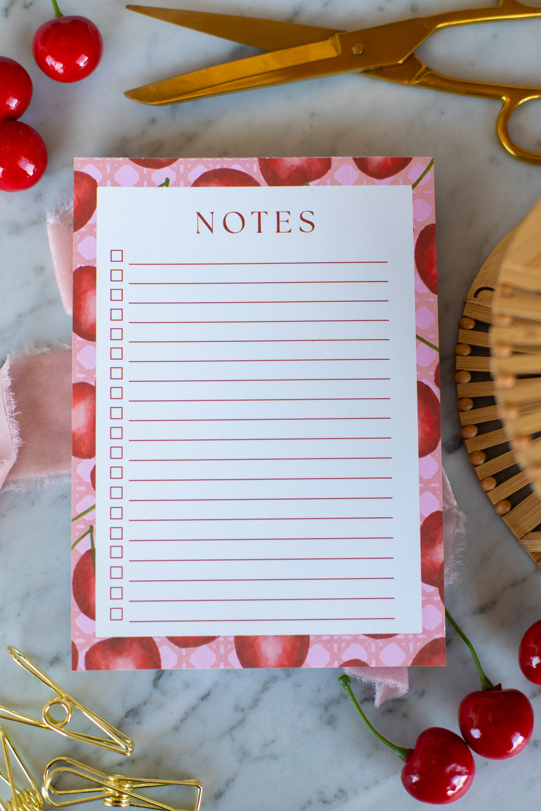 Life + Style Notepad: Cherry On Top