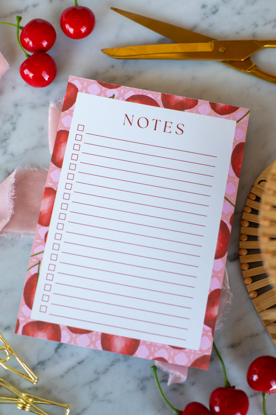 Life + Style Notepad: Cherry On Top
